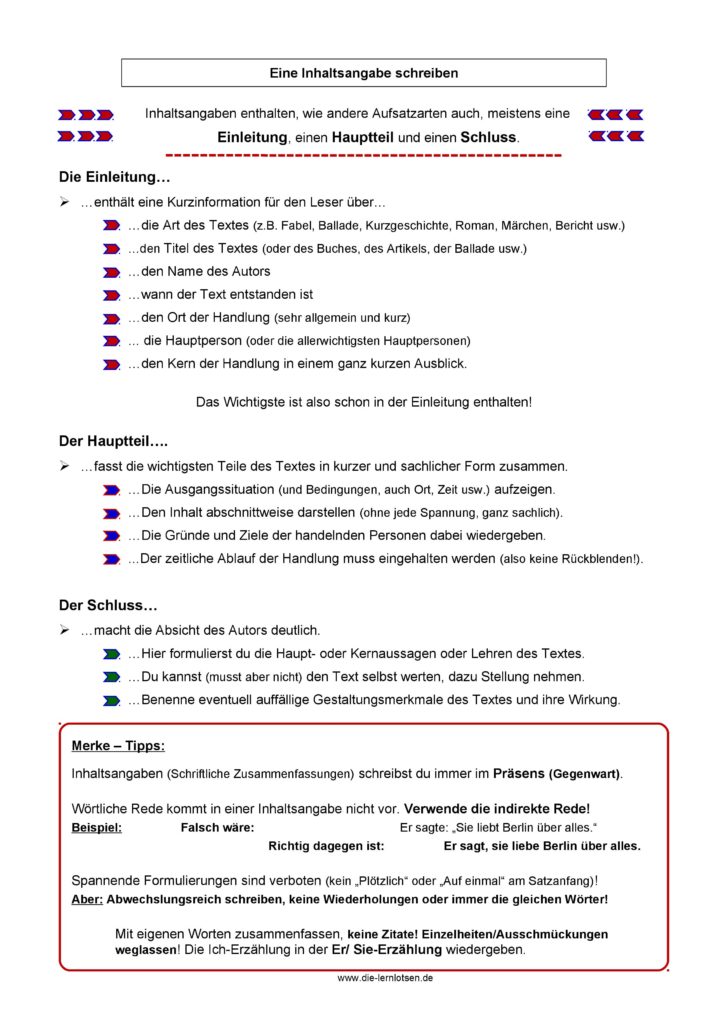 Lernen Deutsch Aufsatz Archive Die Lernlotsen